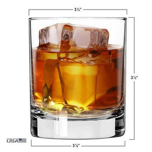 Lucky Shot USA - Whisky Glass - 2nd Amendment Word Flag