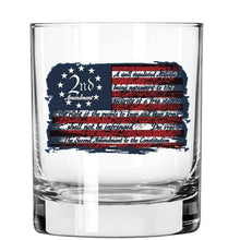 Afbeelding in Gallery-weergave laden, Lucky Shot USA - Whisky Glass - 2nd Amendment Word Flag
