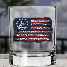 Charger l&#39;image dans la galerie, Lucky Shot USA - Whisky Glass - 2nd Amendment Word Flag
