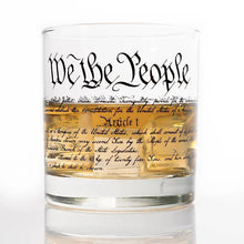 Load image into Gallery viewer, Lucky Shot USA - Whisky Glass - Constitution
