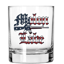 Laden Sie das Bild in den Galerie-Viewer, Lucky Shot USA - Whisky Glass - Molon Labe Patriotic
