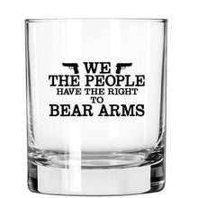 Laden Sie das Bild in den Galerie-Viewer, Lucky Shot USA - Whisky Glass - We the People Have the Right to Bear Arms

