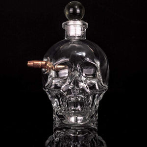 Lucky Shot USA - Bullet Whisky Skull Decanter Set