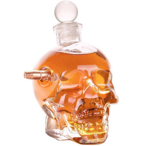 Lucky Shot USA - Bullet Whisky Skull Decanter Set