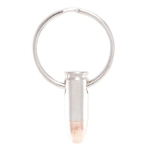 Load image into Gallery viewer, Lucky Shot USA - Bullet Keychain - 9mm Nickel
